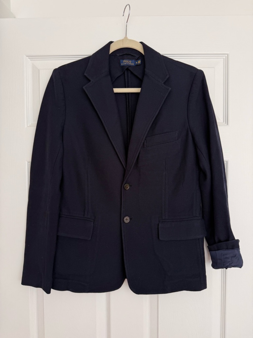 Polo by Ralph Lauren navy cotton blazer (10)